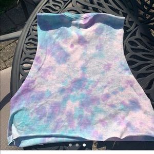 Tie dye tank top size M hand dyed